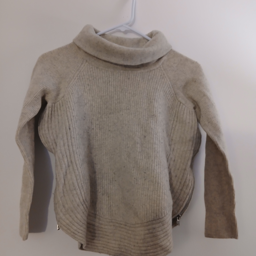 Vince Soft Beige Cowl Neck Sweater